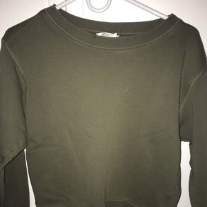 H&M Green Crew Neck